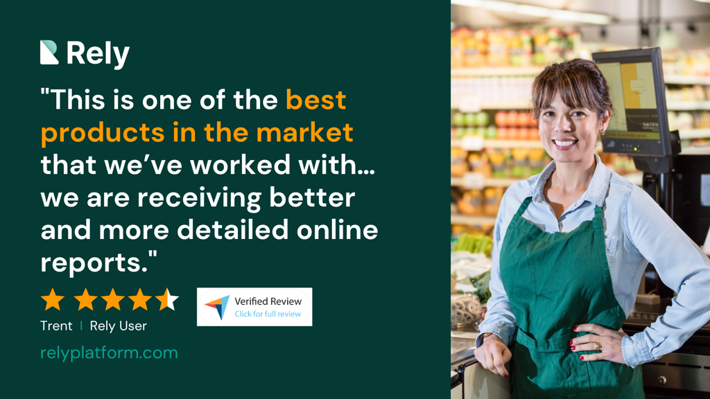 Rely Capterra User Feedback Rely Capterra User Feedback